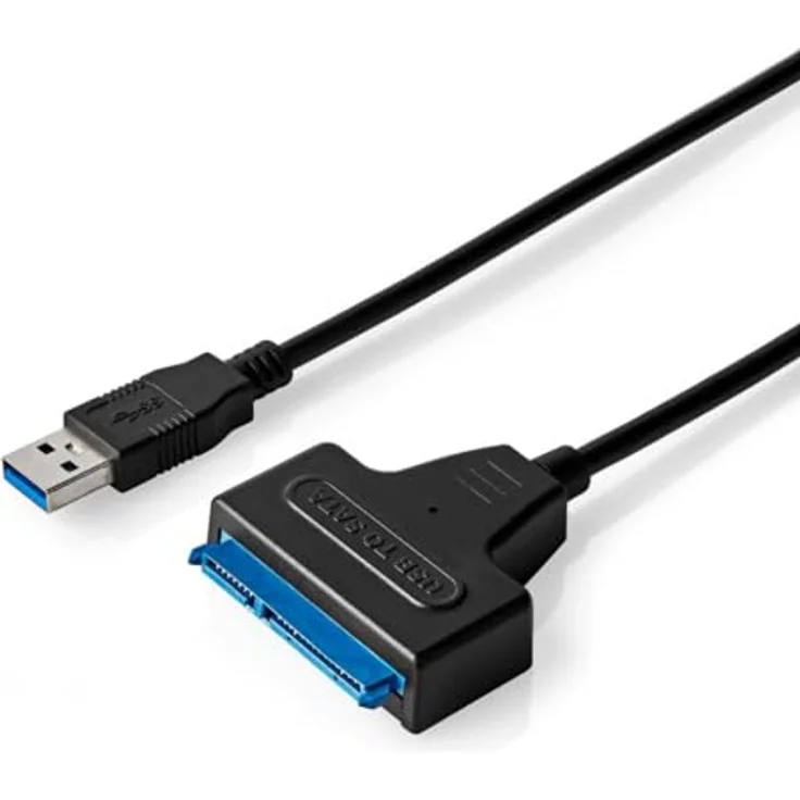 NEDIS Festplatten-Adapter | USB 3.2 Gen1 | 2.5" SATA Adapter | Stromversorgung über USB, LED-Aktivitätsanzeige, bis zu 6 Gbit/s  – Bild 4