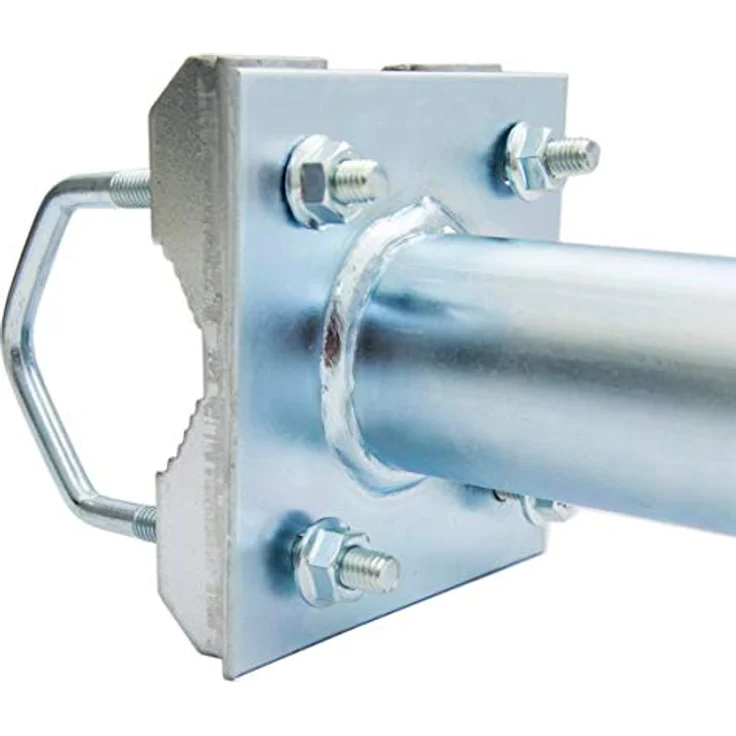 Premium X Balkonausleger 55cm Stahl Geländerhalter Balkonhalter SAT-Antenne Mast-Ausleger Halterung für Satellitenschüssel – Bild 4