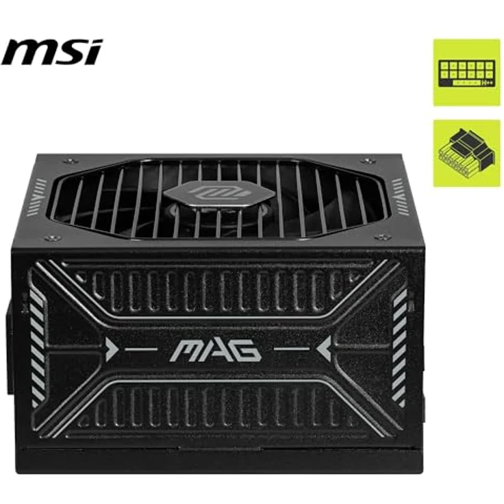 MSI Netzteil MAG A1000GLS, 1000 Watt PCIE5 Netzteil, Schwarz – Bild 2