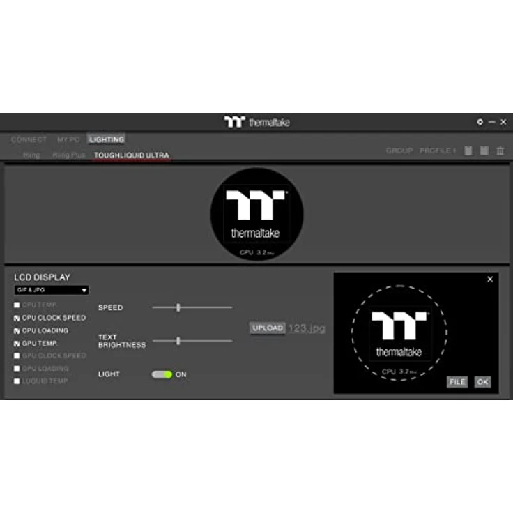 Thermaltake Toughliquid Ultra 240, All-in-One Wasserkühler mit 240mm Radiator, leiser Betrieb, Schwarz – Bild 14