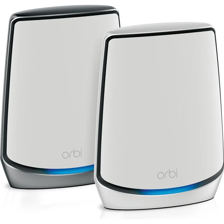 Netgear Orbi WiFi 6 Mesh System AX6000 (RBK852), Router mit Tri-Band-Technologie und 2,5-Gbit/s-Anschluss, Weiss