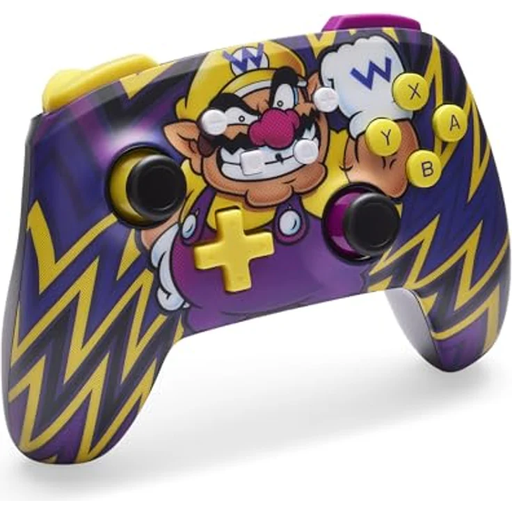 PowerA Verbesserter Kabelloser Controller für Nintendo Switch - Mario, Wario, Nintendo Switch Lite, Gamepad, Bluetooth-Controller, Aufladbar – Bild 3