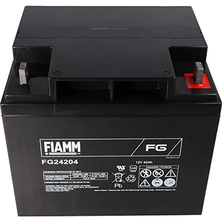 Fiamm FG24204, 12V Blei-Gel Fahrzeugbatterie mit 42Ah, wartungsfrei und tiefentladesicher – Bild 8