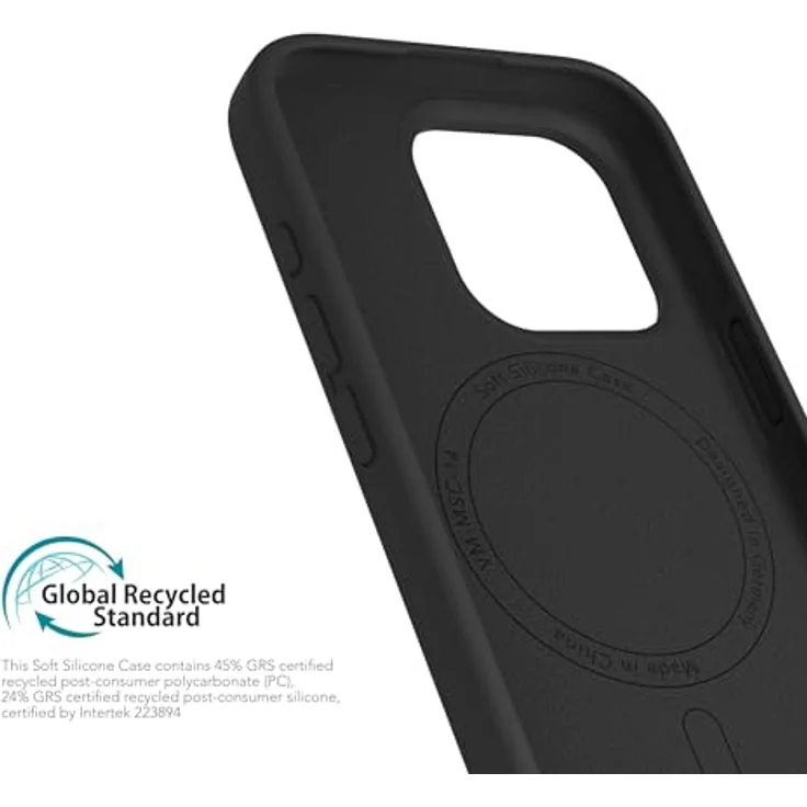 Vonmählen Soft Silicone Case Cover für Apple iPhone 16 Pro Max, Schwarz, Versandkostenfrei – Bild 4