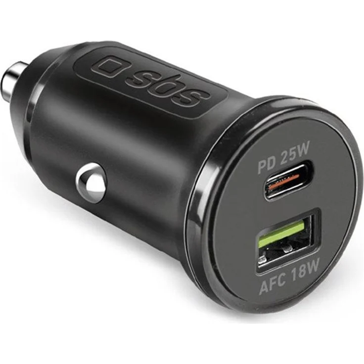 SBS 25W Auto Ladegerät, Ultra-Schnellladen mit Power Delivery (PD), Schwarz – Bild 9