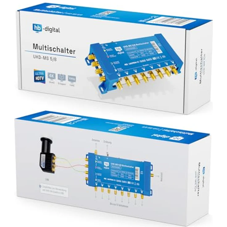 HB-DIGITAL Multischalter UHD-MS 5/8 – Bild 9