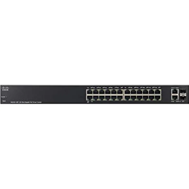 Cisco SG220-26P 26-Port Gigabit PoE Smart Plus Switch 24x 10 100 1000 with 2 Gigabit Combo 180W – Bild 3