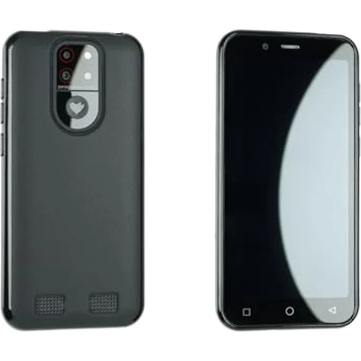 caseroxx Handy Cover für PEAQ PSP 500, TPU-Hülle, flexibel & stoßfest, schwarz – Bild 1