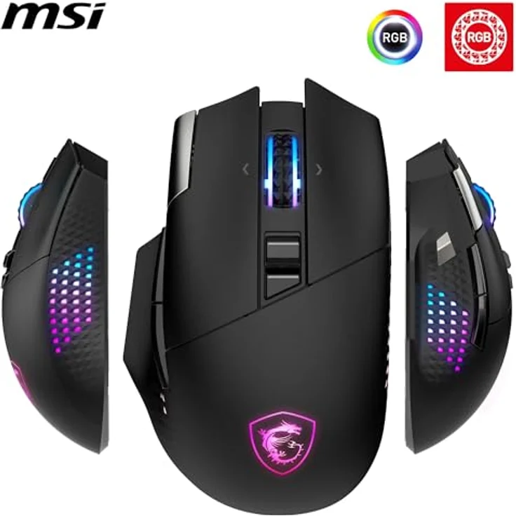 MSI Versa PRO Wireless, kabellose Maus mit ergonomischem Design und hoher Präzision – Bild 5