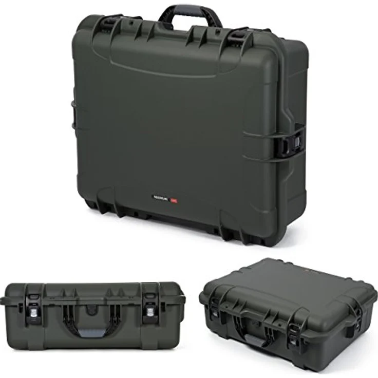 Nanuk Kunststoffkoffer 945, Robuster Fotokoffer mit Schaum, Wasserdicht, Staubdicht, Olivgrün – Bild 3