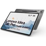 Lenovo Idea Tab Pro Tablet 32,7 cm (12,7 Zoll), 3K, Matte Edition (MediaTek Dimensity 8300, 8 GB RAM, 128 GB UFS 3.1, 144 Hz, Wi-Fi 6E, Bluetooth 5.3, Android 14), Mondgrau