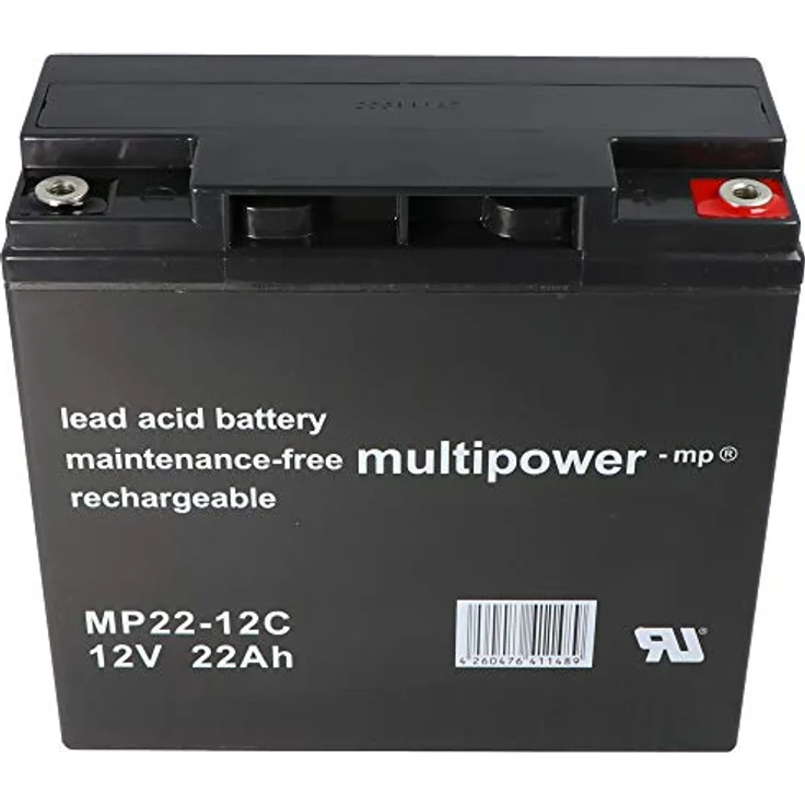Multipower Fahrzeugbatterie Akku SXT Raptor 1200, 60V 22Ah, zyklenfest, schwarz – Bild 9
