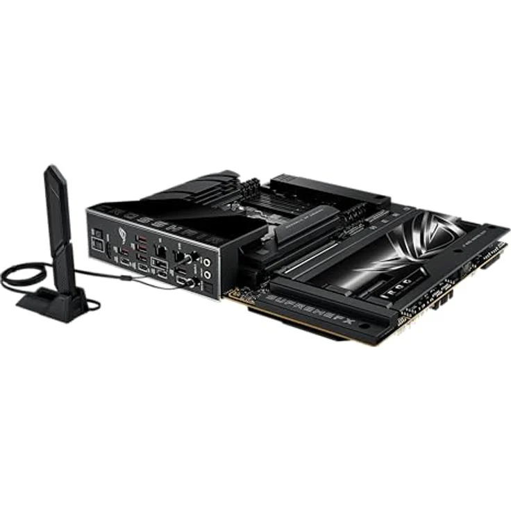ASUS ROG CROSSHAIR X870E DARK HERO, ATX Gaming Mainboard mit AMD AM5 Sockel, 20+2+2 Power Stages, DDR5, Wi-Fi 7, 10Gb Ethernet, schwarz – Bild 13