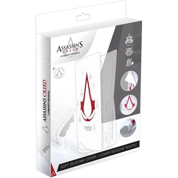 Freaks And Geeks Silicone Protective Cover für Sony PlayStation 5 - Assassin's Creed Design, optimaler Schutz vor Kratzern und Staub, kompatibel mit PS5 Standard Edition – Bild 7