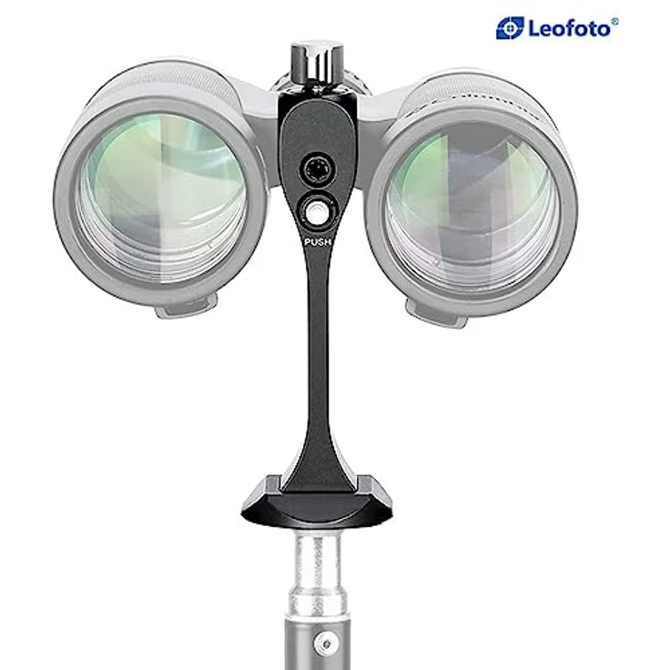 Leofoto LF-BC-03, Binokularadapter aus Aluminium mit kompakt und leichtem Design, schwarz – Bild 8