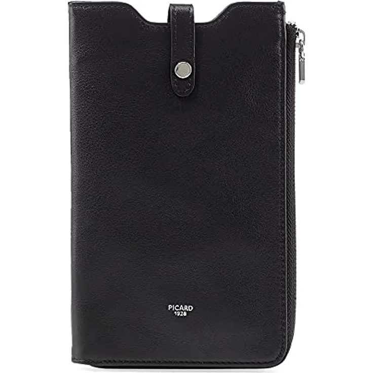 Picard Bingo Handytasche, 100% Leder, 18 cm, schwarz
