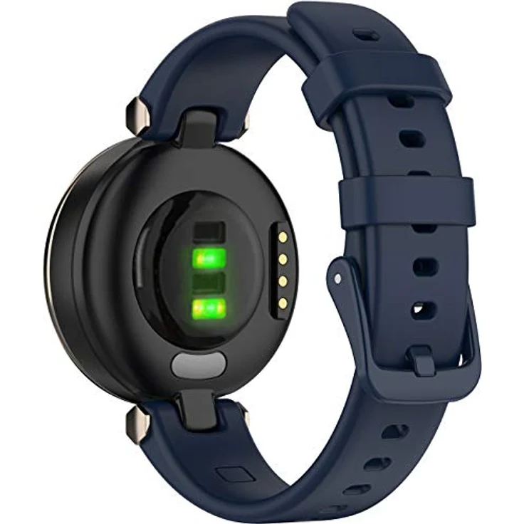 Shieranlee Armband für Garmin Lily, Silikon Ersatzarmband in Schwarz, wasserdicht und verstellbar, für Sport und Alltag – Bild 3