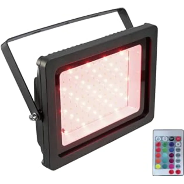 Eurolite LED IP FL-100 SMD RGB, Mehrfarbiger Scheinwerfer für Indoor und Outdoor Anwendungen