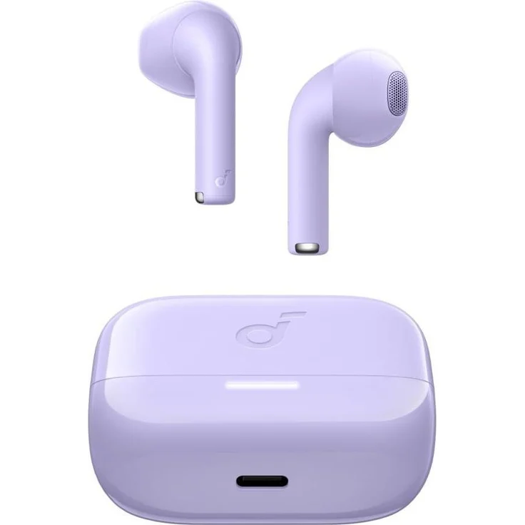 soundcore K20i, kabellose In-Ear Kopfhörer mit 6h Akkulaufzeit, violett, Bluetooth 5.3, IPX5 Schutz, inkl. Ladekoffer – Bild 1
