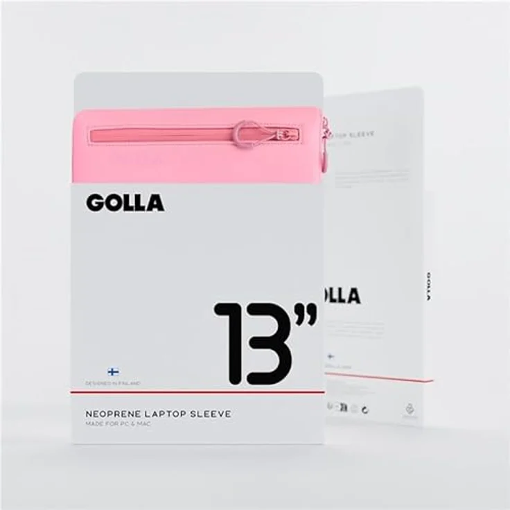 Golla Laptop Tasche/Wasserdichter Neopren Sleeve/13 Zoll/Pink/Kompatibel mit MacBook, Asus und mehr – Bild 2
