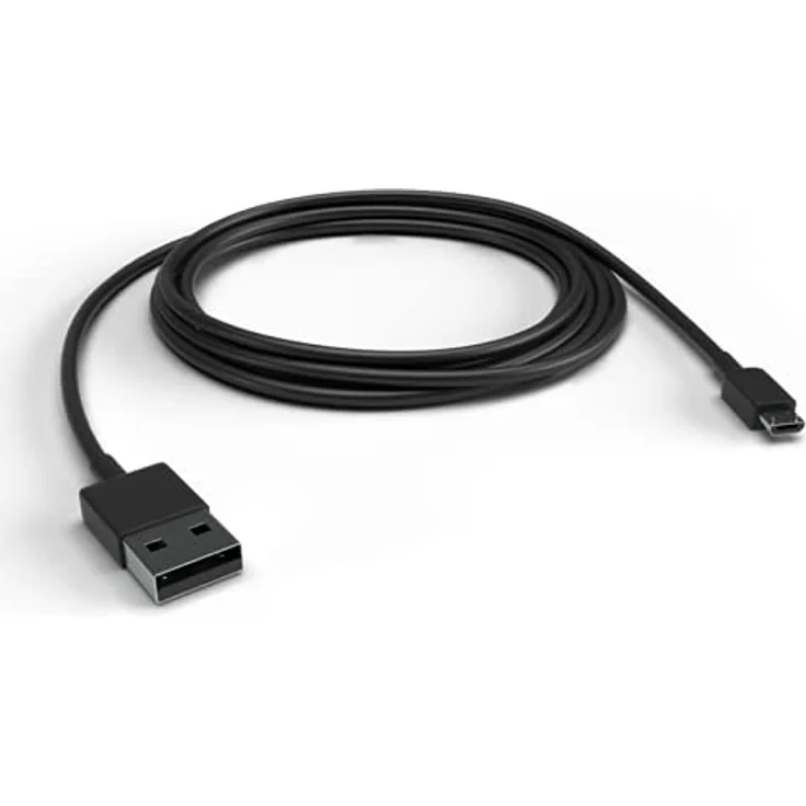 Justcom Micro-USB Ladekabel für Samsung Galaxy J5 2016, 2 m, Schwarz, Schnellladekabel mit Hi-Speed Datenübertragung bis zu 480 Mbit/s – Bild 2