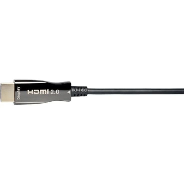 MaxTrack aktives HDMI® Glasfaser Kabel mit Ethernet C508-50ML - HDMI 2.0, 4K UHD, 4K@60Hz, 3D, HDR, HDCP 2.2, YUV 4:4:4, mit optischem Wandler, bis zu 100m Reichweite – Bild 2