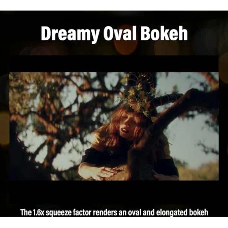 SIRUI Saturn 50 mm T2.9 1.6X Vollformat Kohlefaser anamorphe Linse, Cine Objektiv weniger als 500 g (Nature Flares, Z Mount) – Bild 5