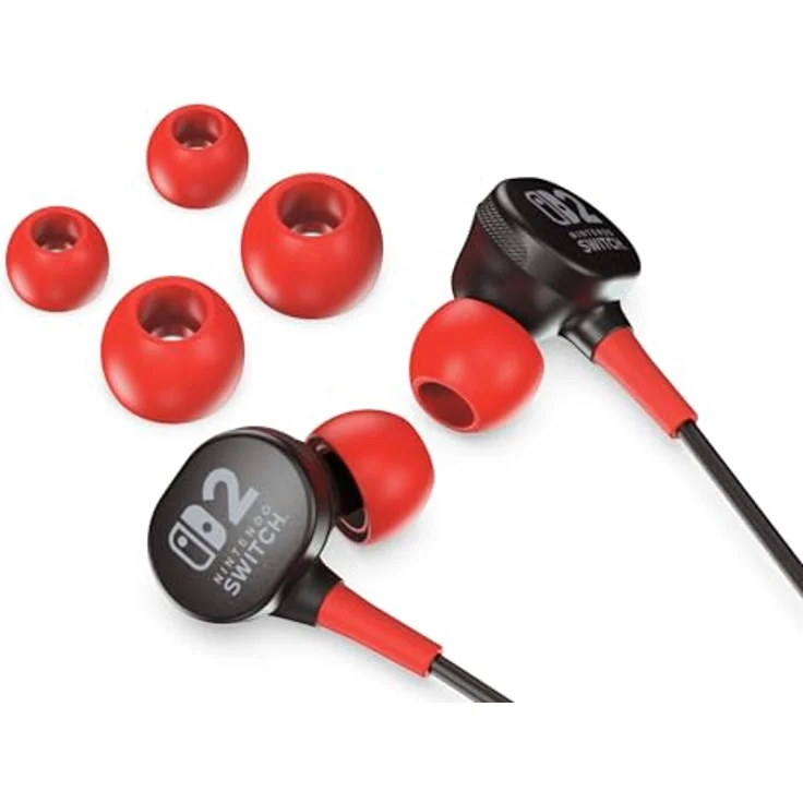 PowerA NSW2, Kabelgebundenes Headset Earbuds, Schwarz – Bild 3