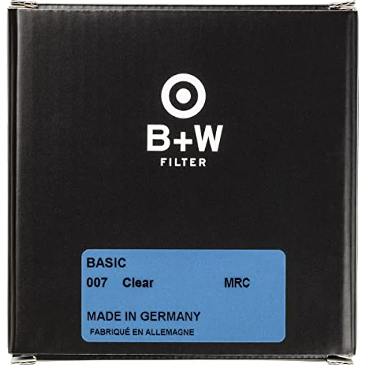 B+W Schutz-Filter, Clear Filter 007 MRC Basic 39mm (16x vergütet, Professional), 1101248, Black – Bild 3