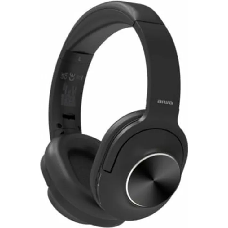 Aiwa HST-220BT, Bluetooth-Kopfhörer in schwarz mit hochwertigem Sound und komfortablem Design