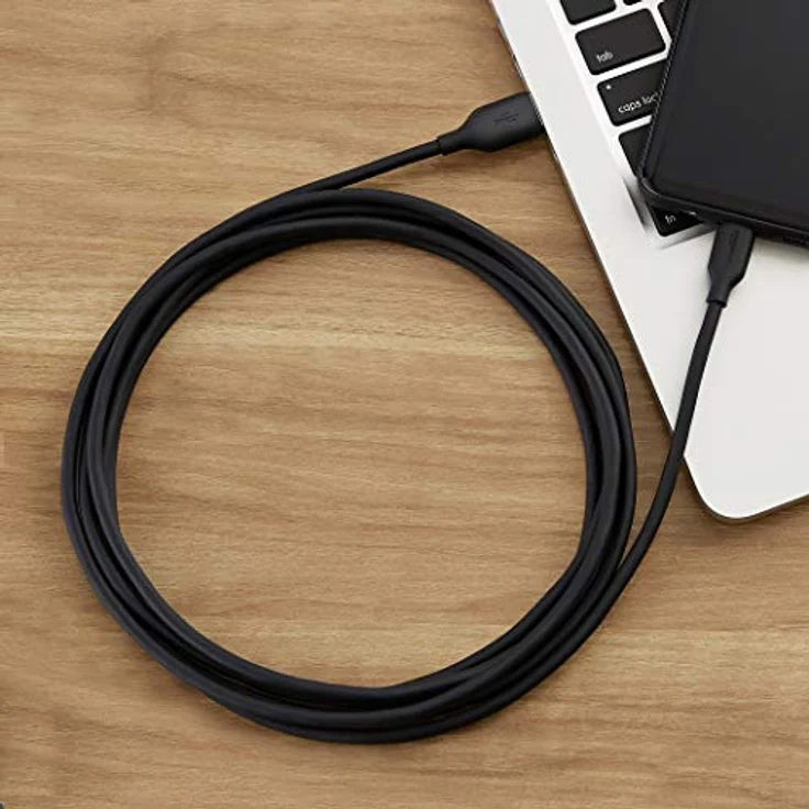 Amazon Basics USB-C 2.0 auf USB-A-Kabel (USB-IF zertifiziert), 3 m, Schwarz – Bild 5