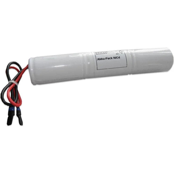 Akku Pack 3,6V 4000mAh für Notbeleuchtung Stab NiCd L3x1 3xD-Hochtemperaturzellen Kabel