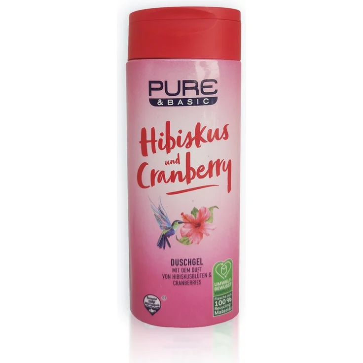 Pure and Basic Duschgel Hibiscus & Cranberry, 300 ml – Pure & Basic