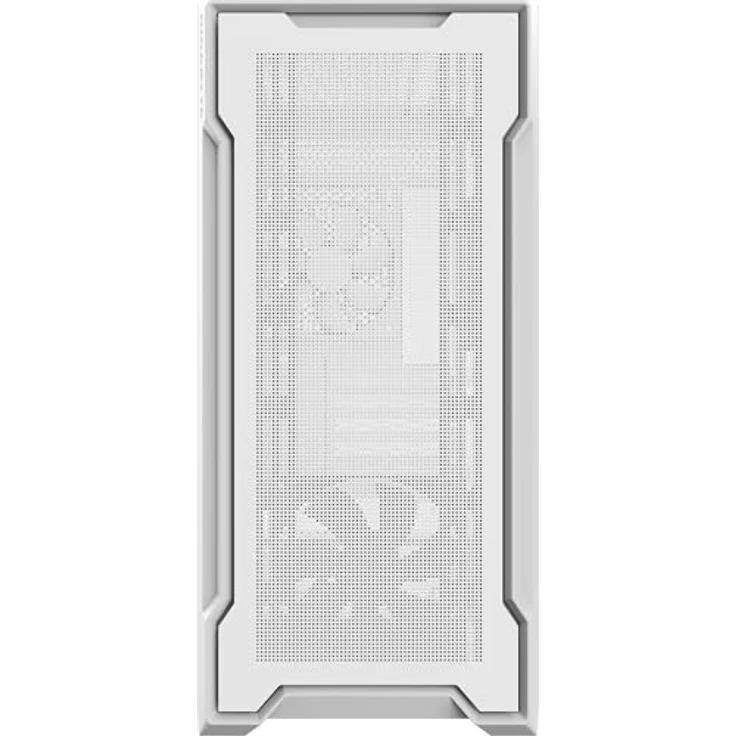 Gigabyte AORUS C102 ICE Midi Tower Gaming Gehäuse, Weiß, mit Glasseitenfenster und 2x 120mm Lüfter, 5 Erweiterungssteckplätzen, Mini ITX/Micro ATX Unterstützung – Bild 3