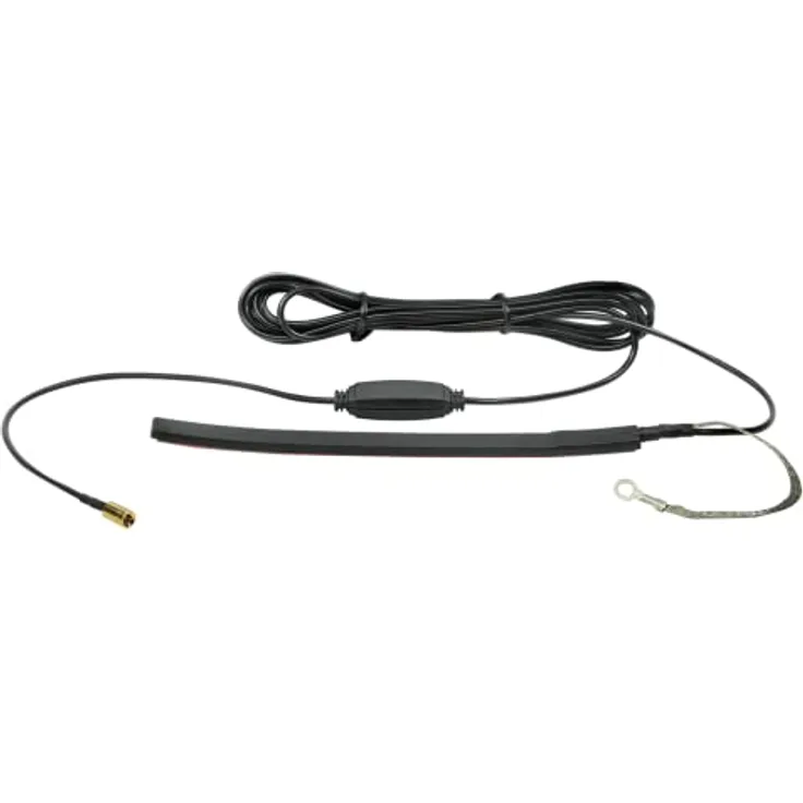 ACV 151000-16 DAB+-Antenne, Innenantenne mit 3 m Kabel, für Fahrzeug- und Wohnmobil-Montage, Glasklebeantenne