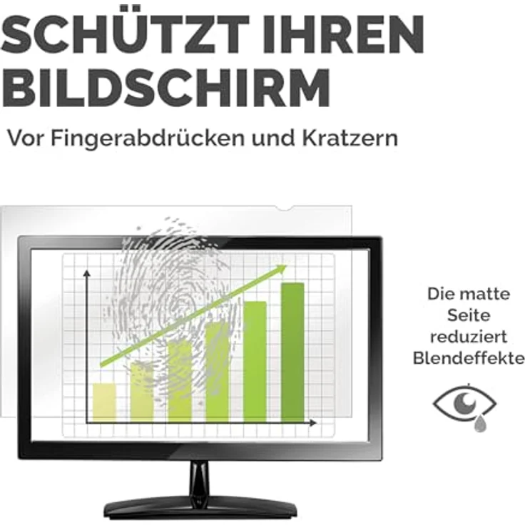 Fellowes PrivaScreen Blickschutzfilter (für Laptop und Monitor, 54,6cm (21,5 Zoll) Widescreen 16:9) – Bild 9