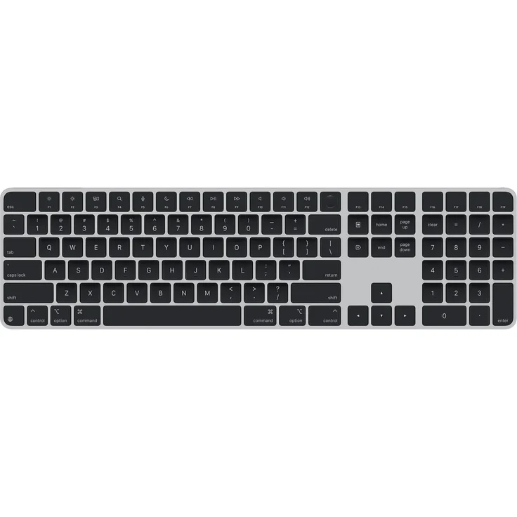 Apple Magic Keyboard with Touch Id and Numeric Keypad - Tastatur - QWERTY - kabellos, wieder aufladbar, mit erweitertem Layout