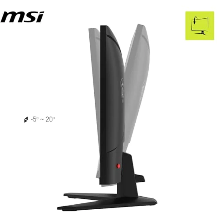 MSI MAG 274F Gaming Monitor, 27 Zoll FHD Rapid IPS, 200Hz, 0,5ms (GtG), HDR Ready, HDMI 2.0b, randlos, neigbar, Schwarz – Bild 4