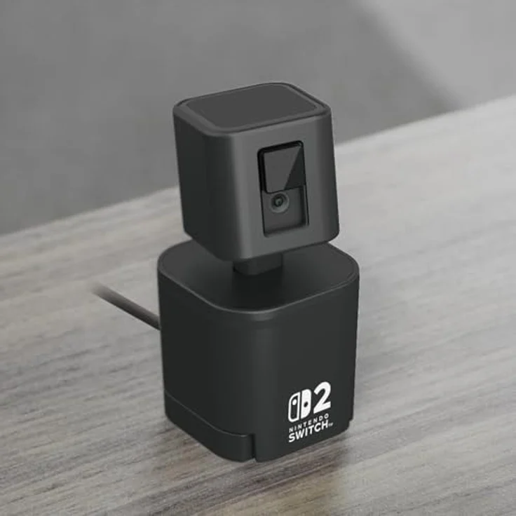 HORI USB-Kamera (Schwarz) für Nintendo Switch 2, kompatibel mit TV-, Tisch- und Handheld-Modus, inklusive USB-C-Kabel und 3,5-mm-Stereo-Winkeladapter, offiziell lizenziert von Nintendo – Bild 5
