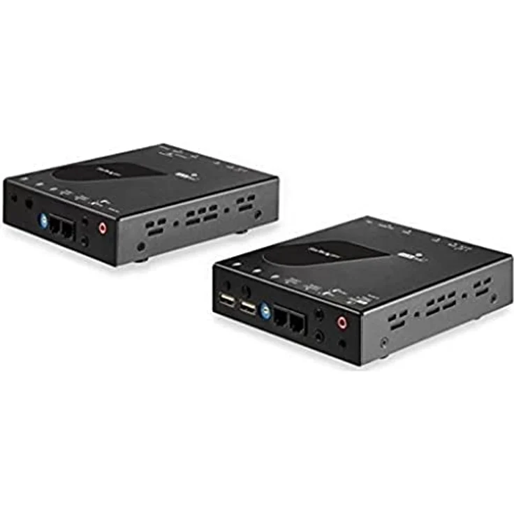 StarTech.com HDMI KVM over IP Extender - 4K 30Hz HDMI 2.0 & USB über IP LAN oder CAT5e/CAT6 Ethernet (100m) - Fern KVM Switch/Console Sender/Empfänger Komplet für Computer Fernsteuerung (SV565HDIP) – Bild 1