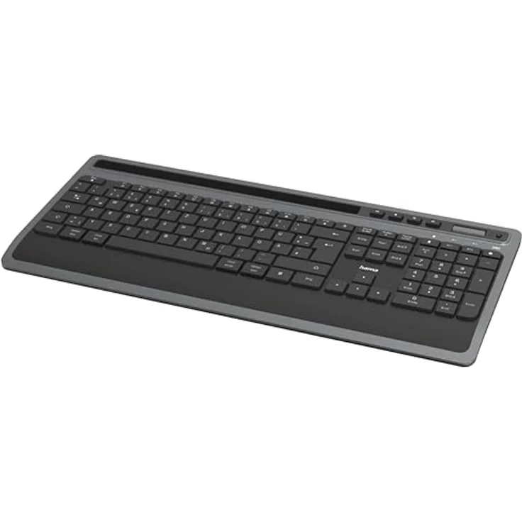 Hama Tastatur Maus Set kabellos (Multi Device Tastatur, Tastatur kabellos, Maus kabellos, Bluetooth Tastatur mit Maus, Tastatur Bluetooth, Funktastatur, Funkmaus, Maus Bluetooth) schwarz/anthrazit – Bild 4