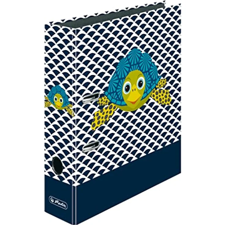 Herlitz Aktenordner Herlitz Motivordner DIN A4 80mm breit "Turtle" – Bild 2
