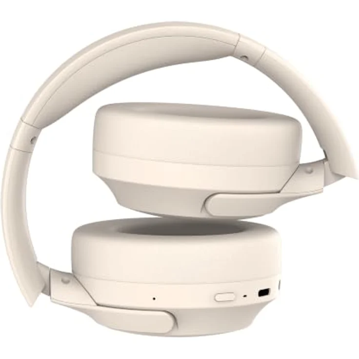 Krüger&Matz Street 4, Kabellose Over-Ear-Kopfhörer mit Mikrofon, ANC, Bluetooth 5.4, beige – Bild 6