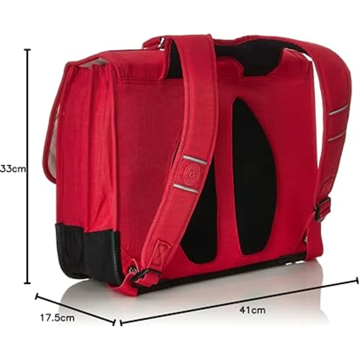 Kipling Back To School Preppy, Laptop-Tasche aus 100% Polyamid, 41 cm x 17.5 cm x 33 cm, orange – Bild 8