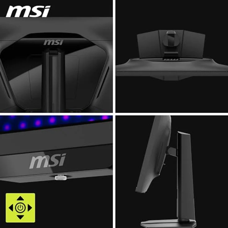 MSI MAG 274QPF X30MV Gaming Monitor 27 Zoll WQHD, Rapid VA Mini-LED, 300 Hz, 0,5 ms, DisplayHDR 1000, HDMI 2.1, DP 1.4a, höhenverstellbar, Schwarz – Bild 5