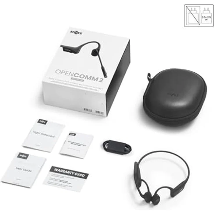 SHOKZ OpenComm2, Open-Ear-Bluetooth-Headset mit Knochenschalltechnologie, Geräuschunterdrückungs-Mikrofon und 30 m Reichweite – Bild 7