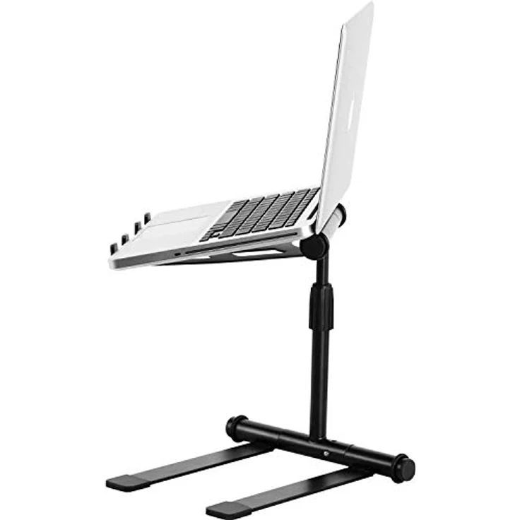 Antoc L3 DJ Laptop Ständer - Ergonomisch & Faltbar, Schwarz – Bild 2