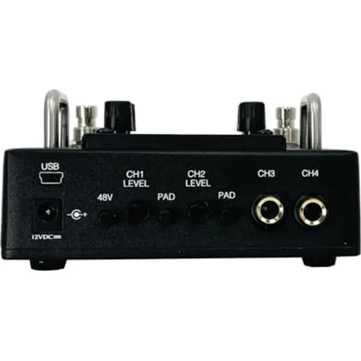 Elite Acoustics Stompmix X4, Digitalmixer in Pedalbauweise mit 4 Mono Inputs, Effekte pro Kanal, speicherbar bis zu 10 Szenen, 48V Phantomspeisung – Bild 7