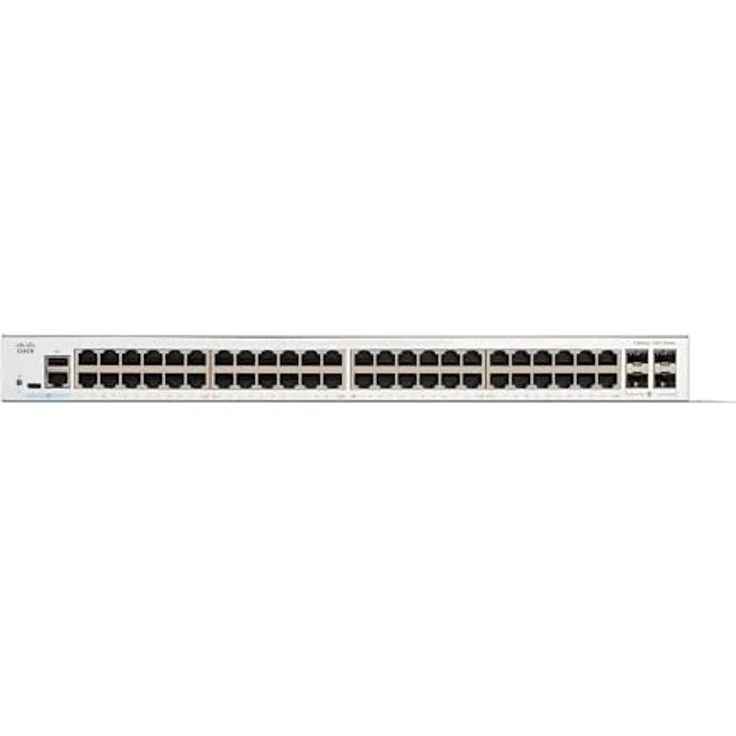 Cisco Catalyst 1300-48T-4G-Managed-Switch, 48-Port-GE, 4 x 1-GE-SFP, eingeschränkter Lebenszeitschutz (C1300-48T-4G) – Bild 2