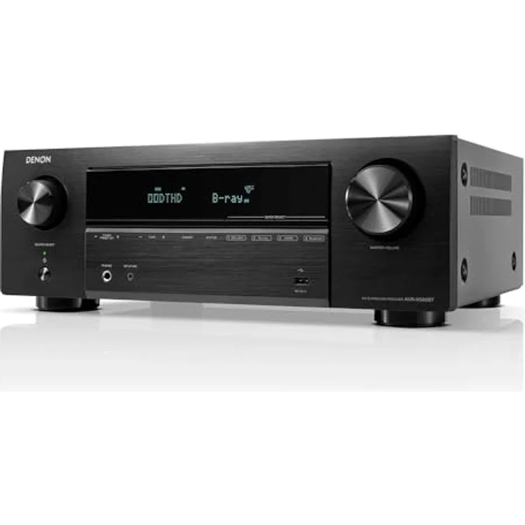 Denon AVR-X 580BT, 5.2-Kanal AV-Receiver mit Dolby TrueHD, DTS-HD und 8K-HDMI-Technologie, schwarz – Bild 2